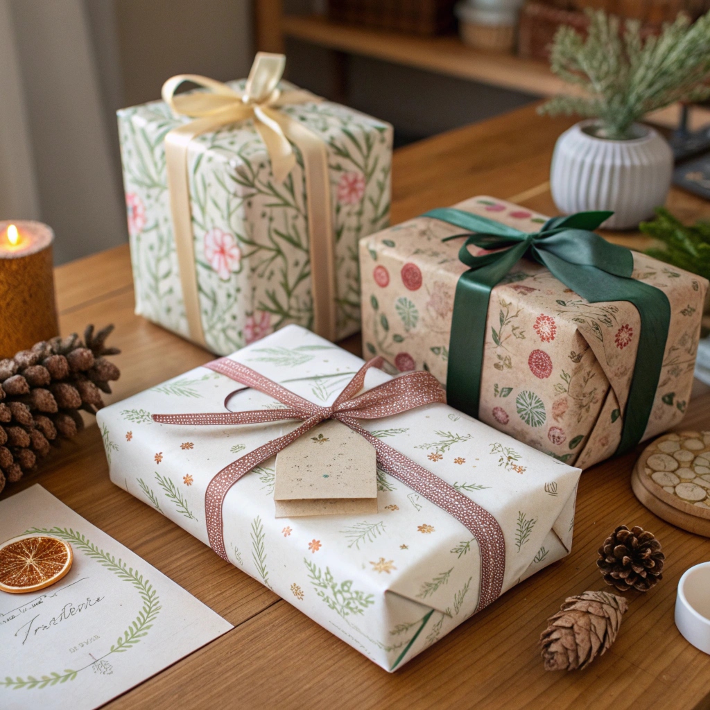 Innpakning med bånd